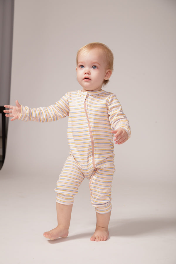 Macacão Bebê Ziper Candy Colors