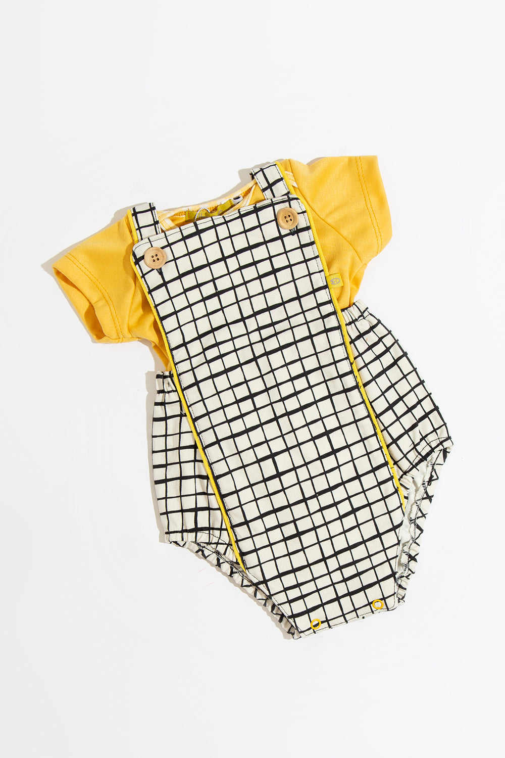 Jardineira Baby Grid