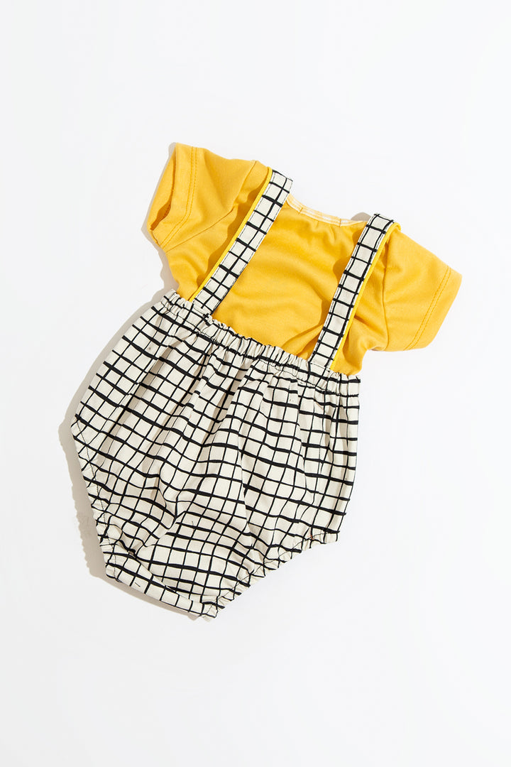 Jardineira Baby Grid