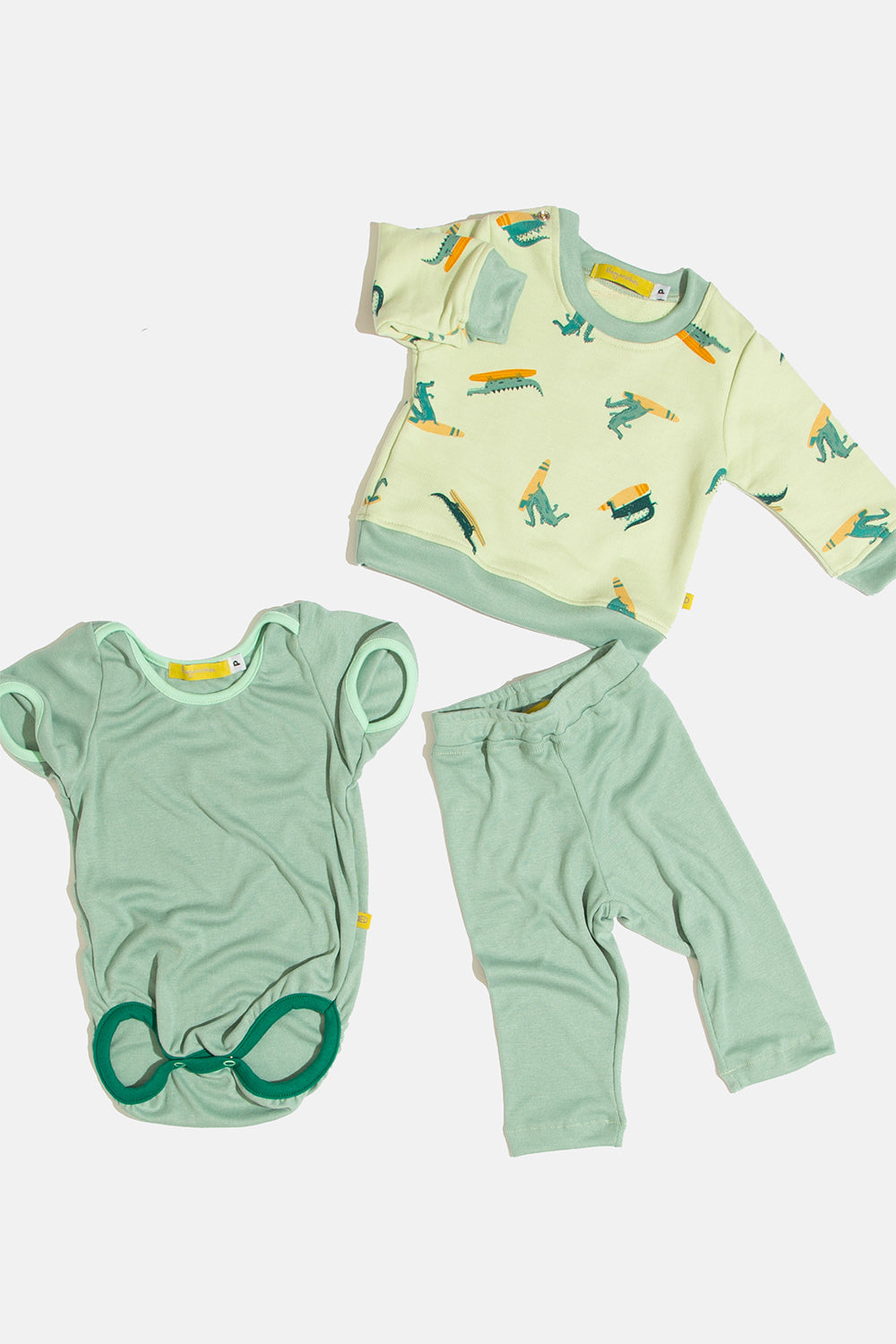 kit Infantil Bebê Jacaré