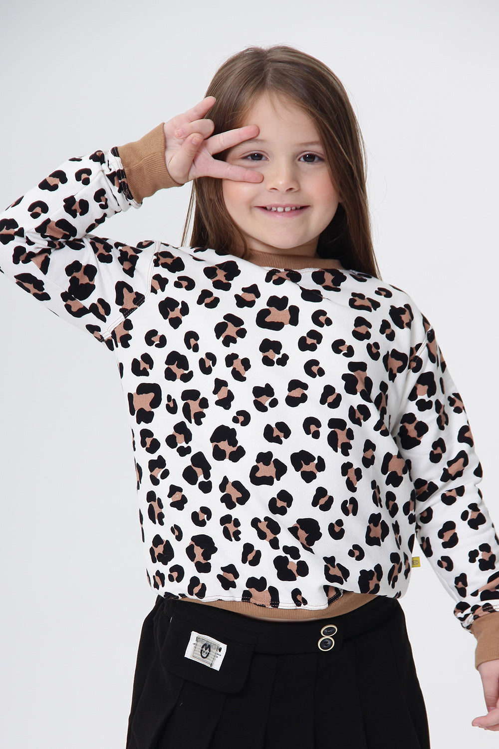 Blusa Infantil Moletinho Animal Print
