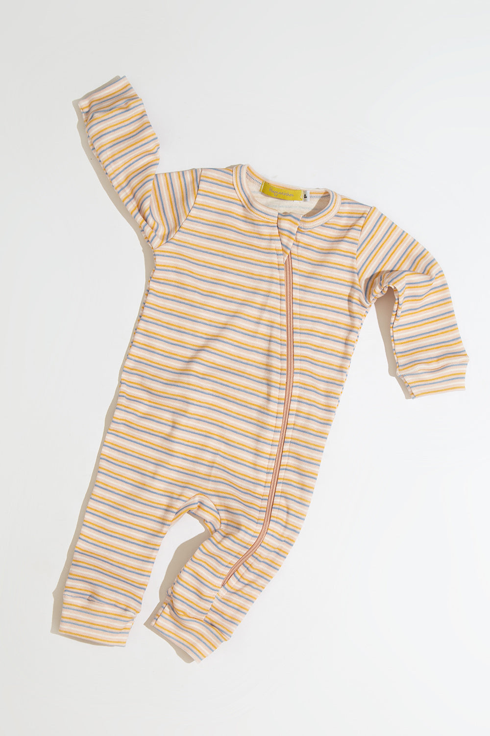 Macacão Bebê Ziper Candy Colors
