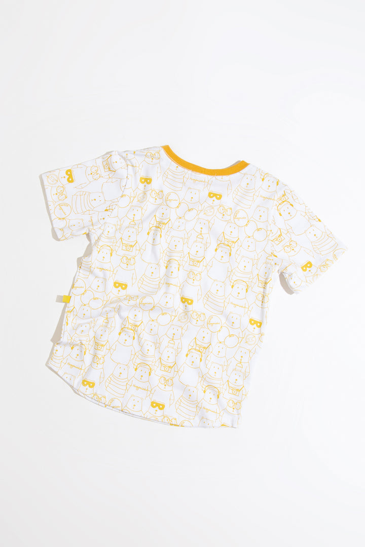 Camiseta MC Ursos Mostarda