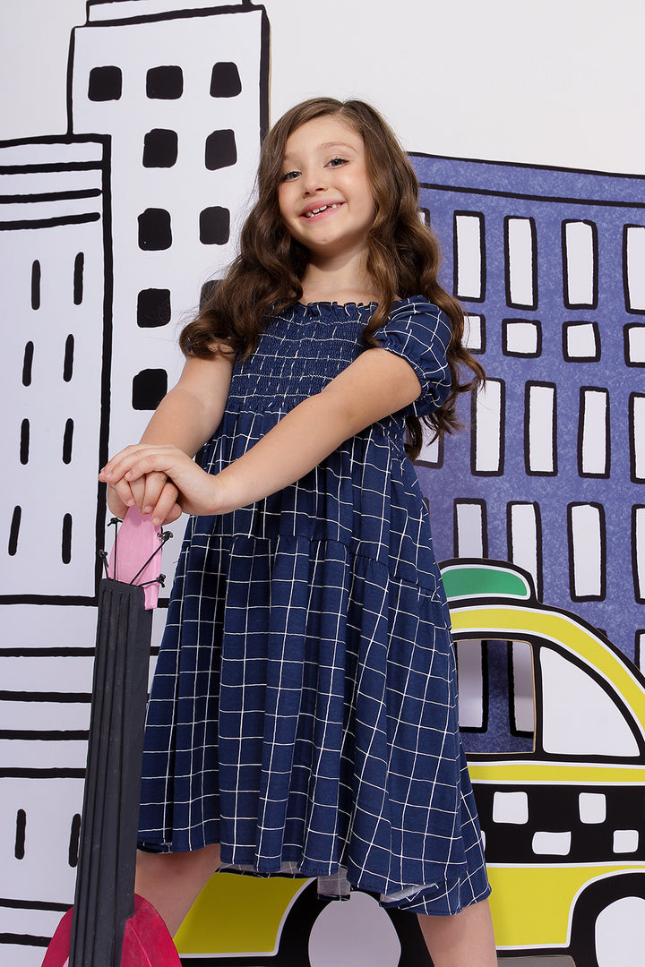 Vestido Lastex Grid