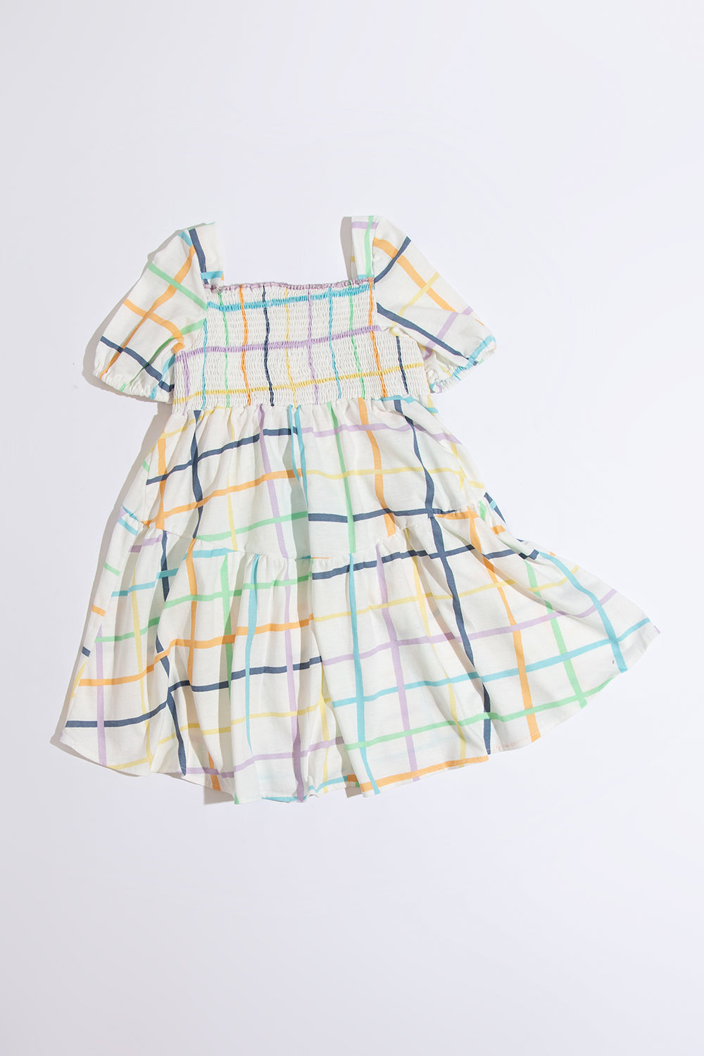Vestido Lastex Xadrez