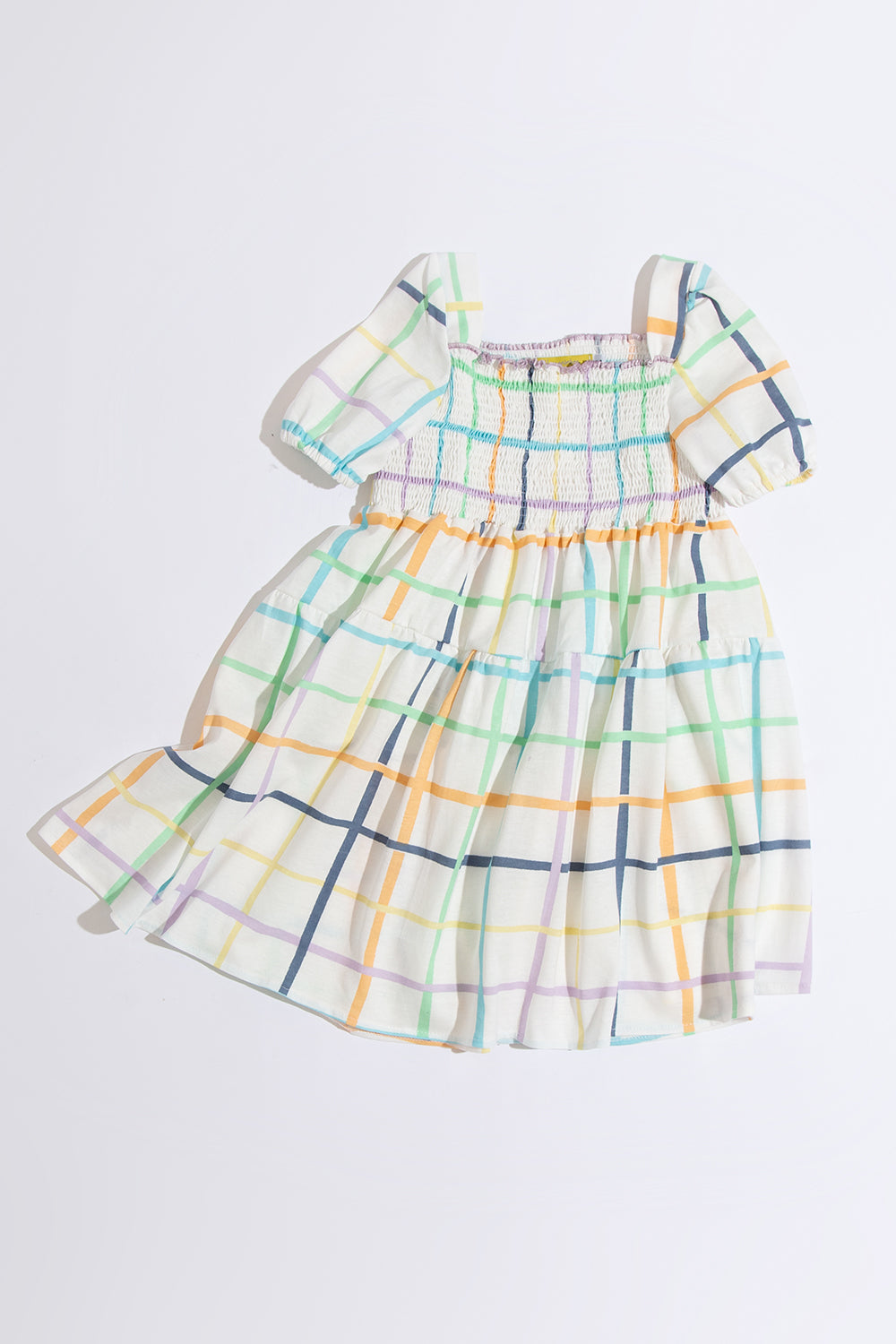 Vestido Lastex Xadrez