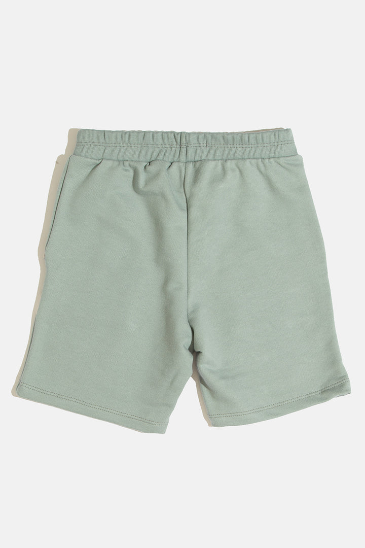 Bermuda Infantil Camuflada Azul