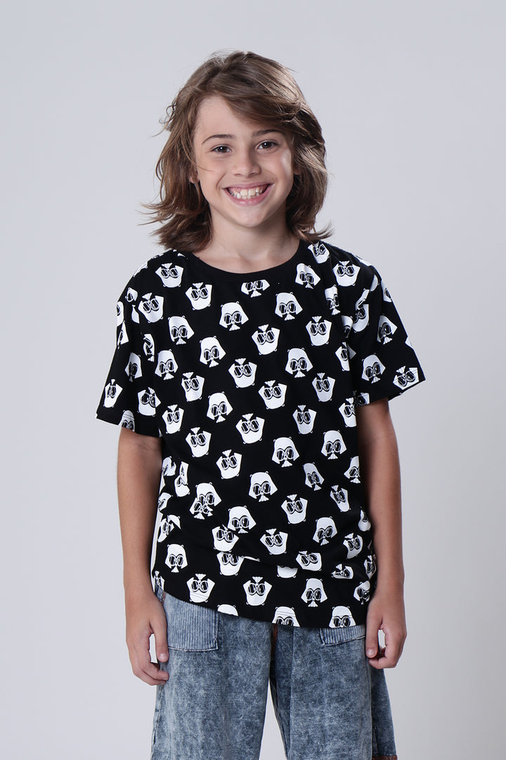 Camiseta Darth Vader Preto e Branco