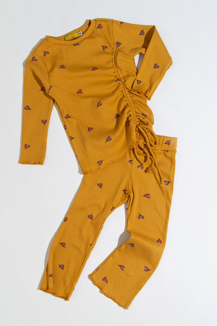 Conjunto Infantil Canelado Joaninha