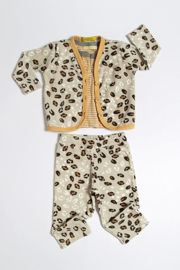 Conjunto Plush Bebê Oncinha