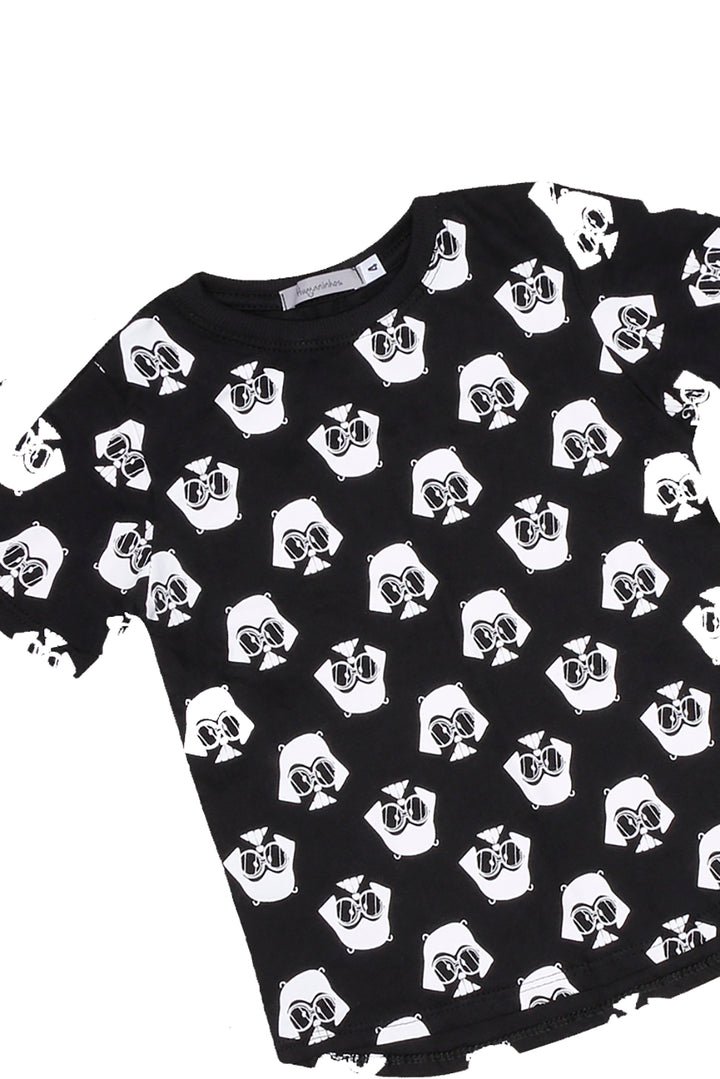 Camiseta Darth Vader Preto e Branco