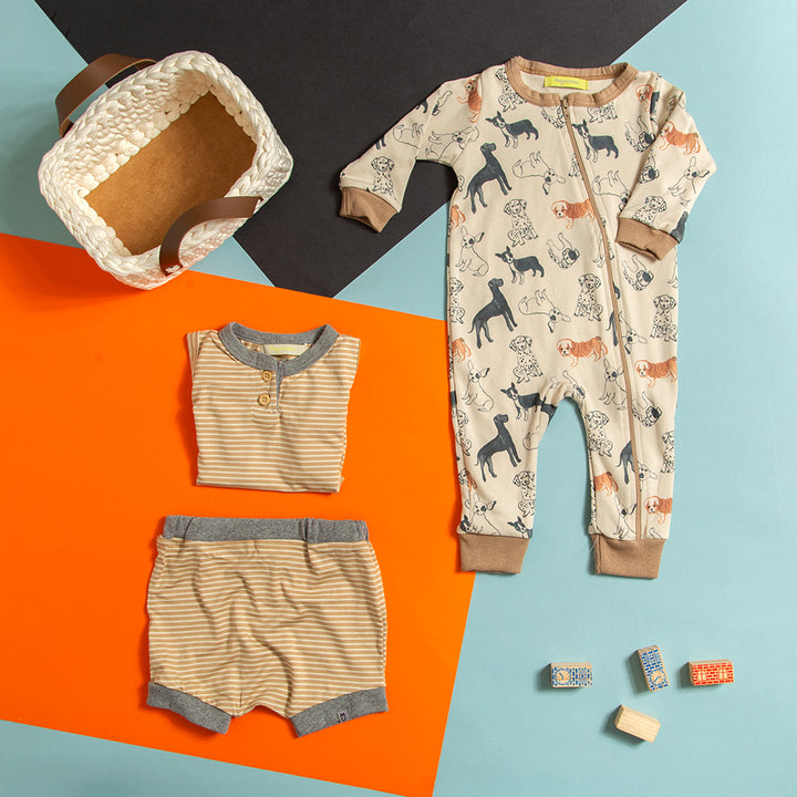 Conjunto Bebê Regata Neutro