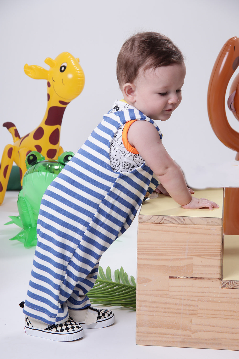 Macacão Infantil Listras