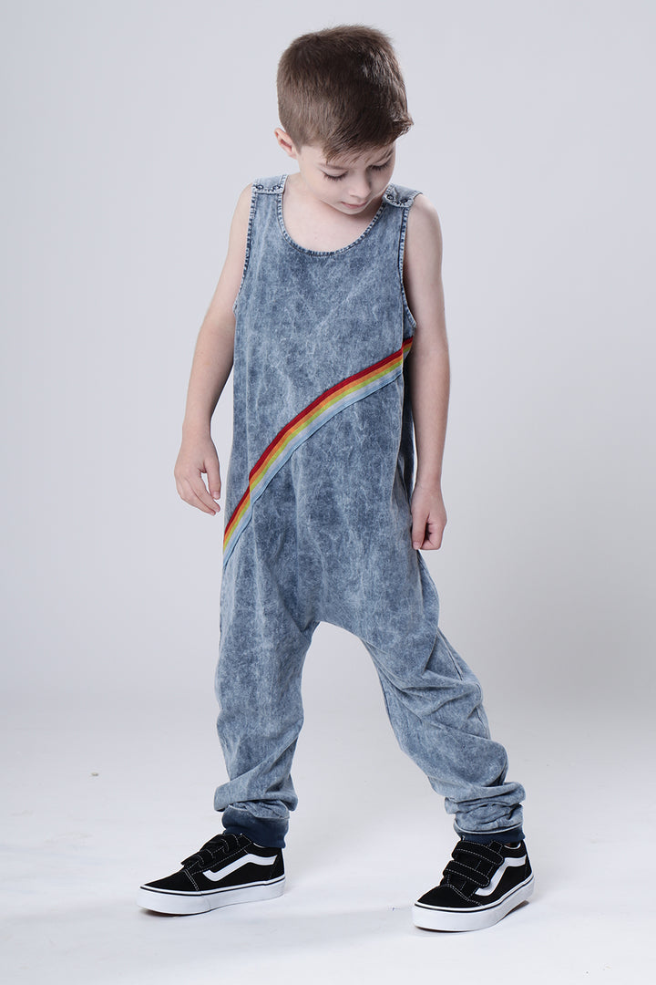 Macacão Saruel Azul Raibow