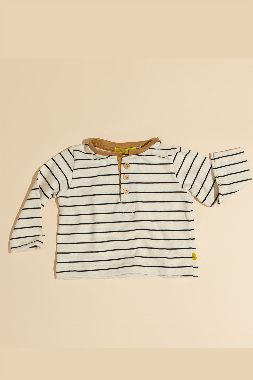 Camiseta Manga Longa Bebê Mini Listras