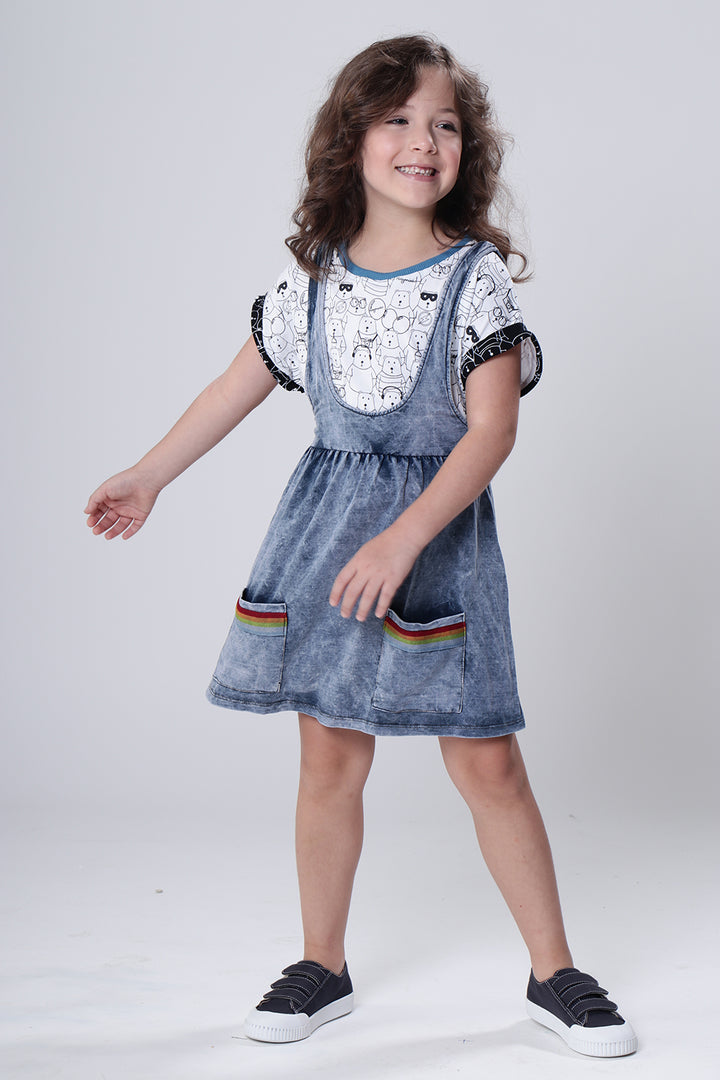 Salopete Denim Intenso