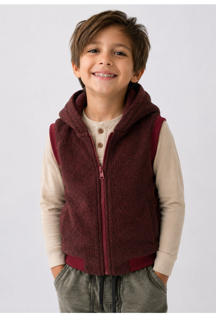 Colete Infantil Bordô