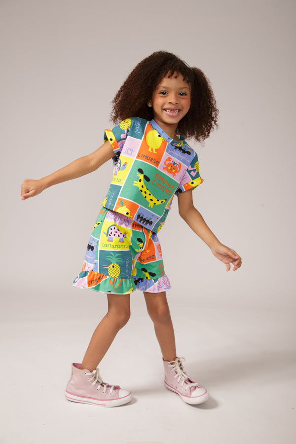 Conjunto Infantil Tropicalzoo