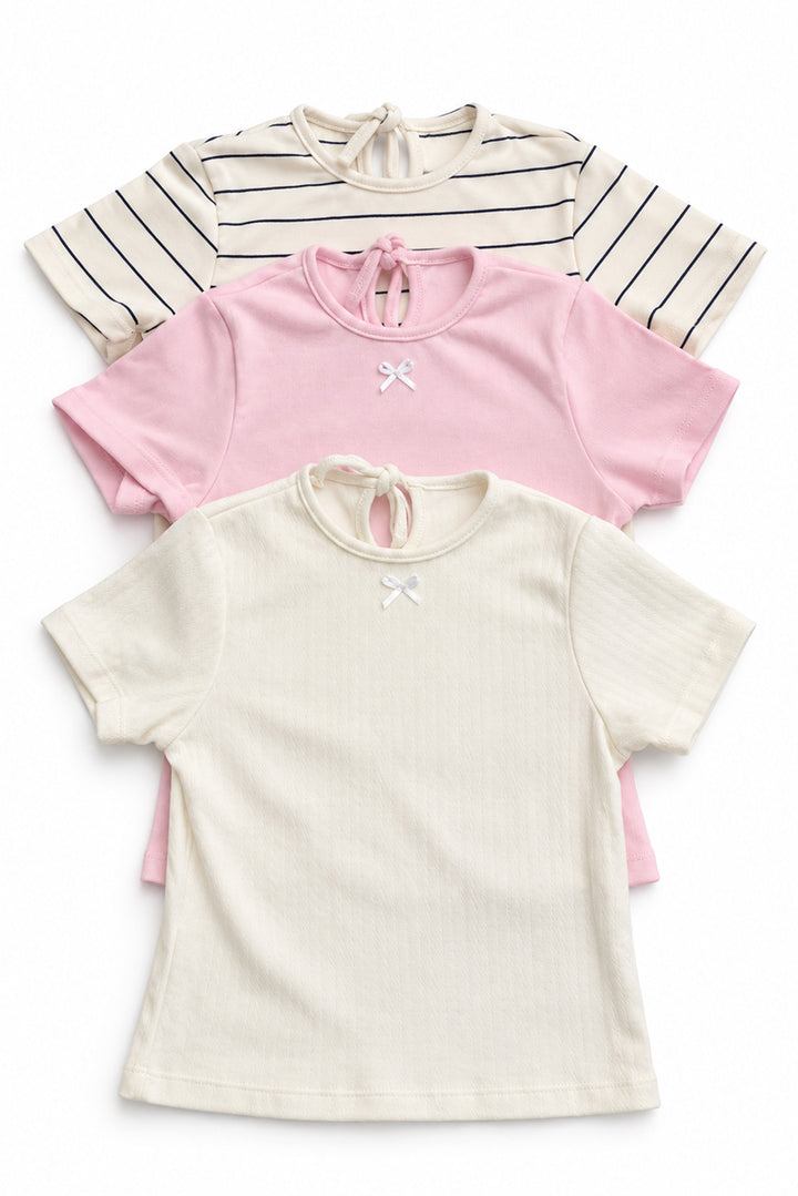 Blusa Baby Look Listrinha