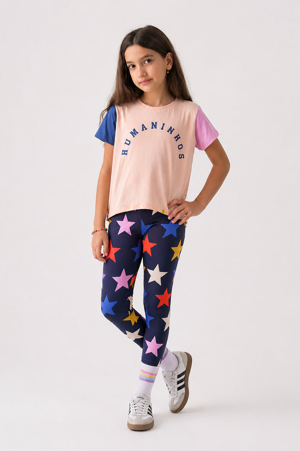 Blusa Infantil Bicolor