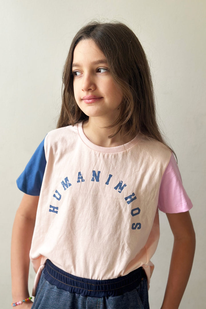 Blusa Infantil Bicolor