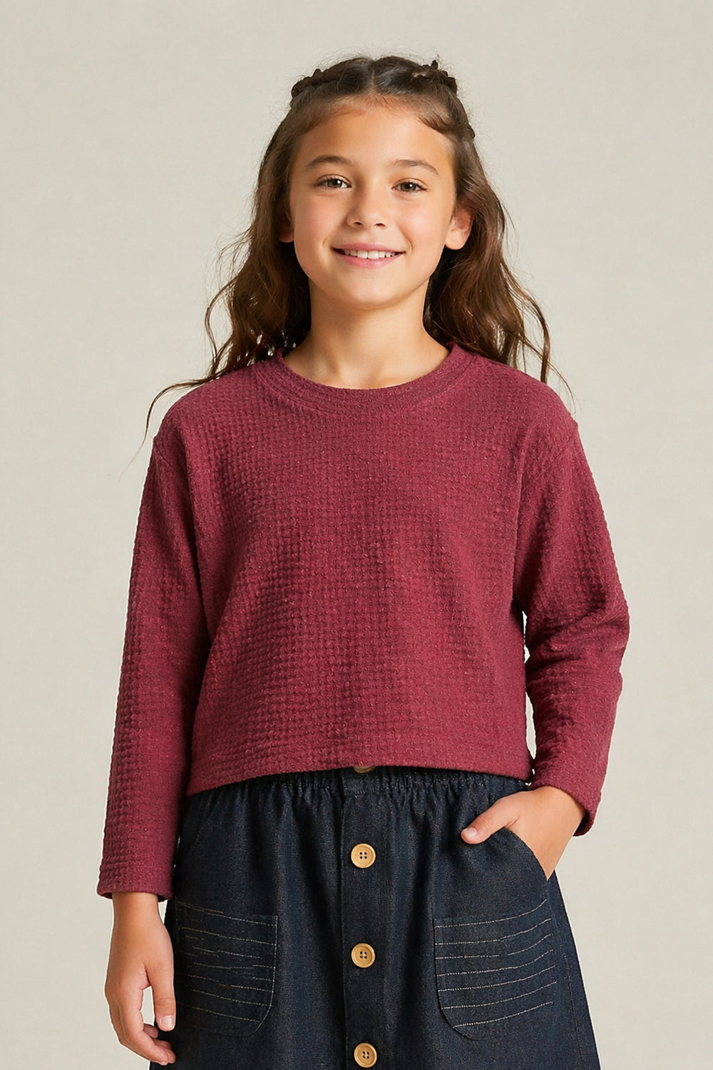 Blusa Trama Rose