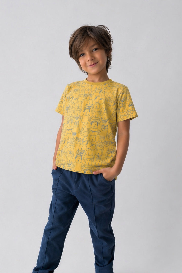 Camiseta Ursos Amarela