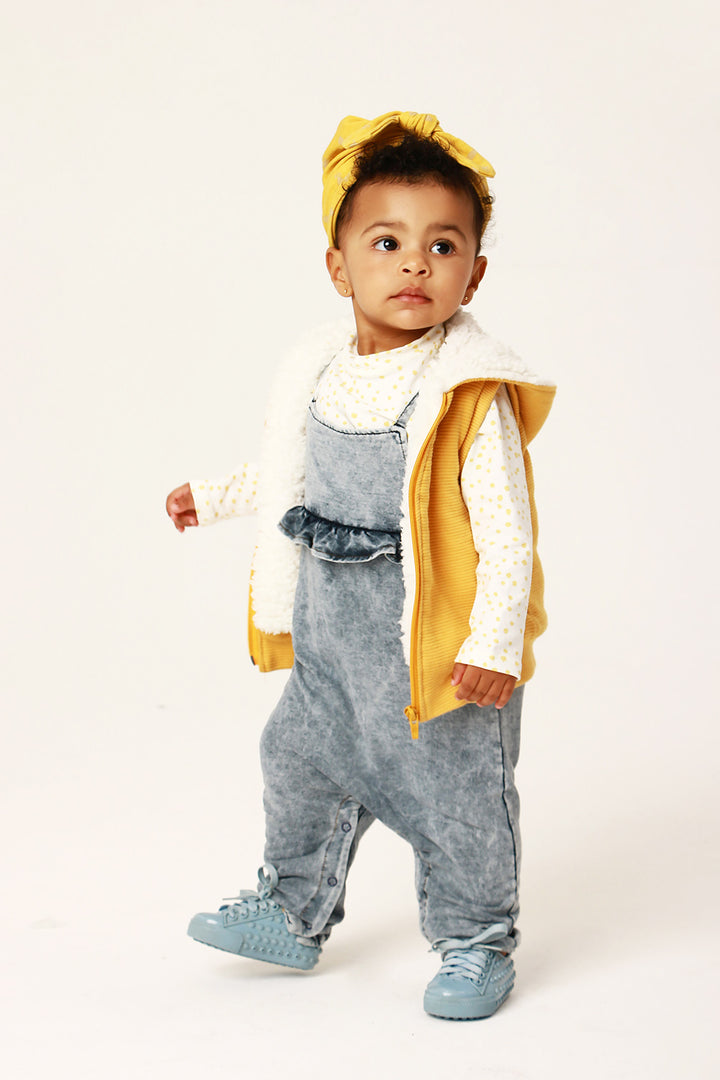 Jardineira Baby Denim