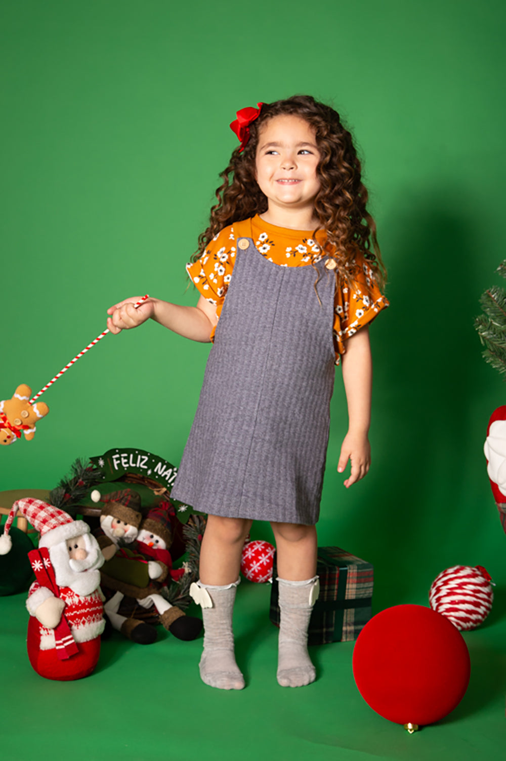 Jardineira Infantil Zig Zag