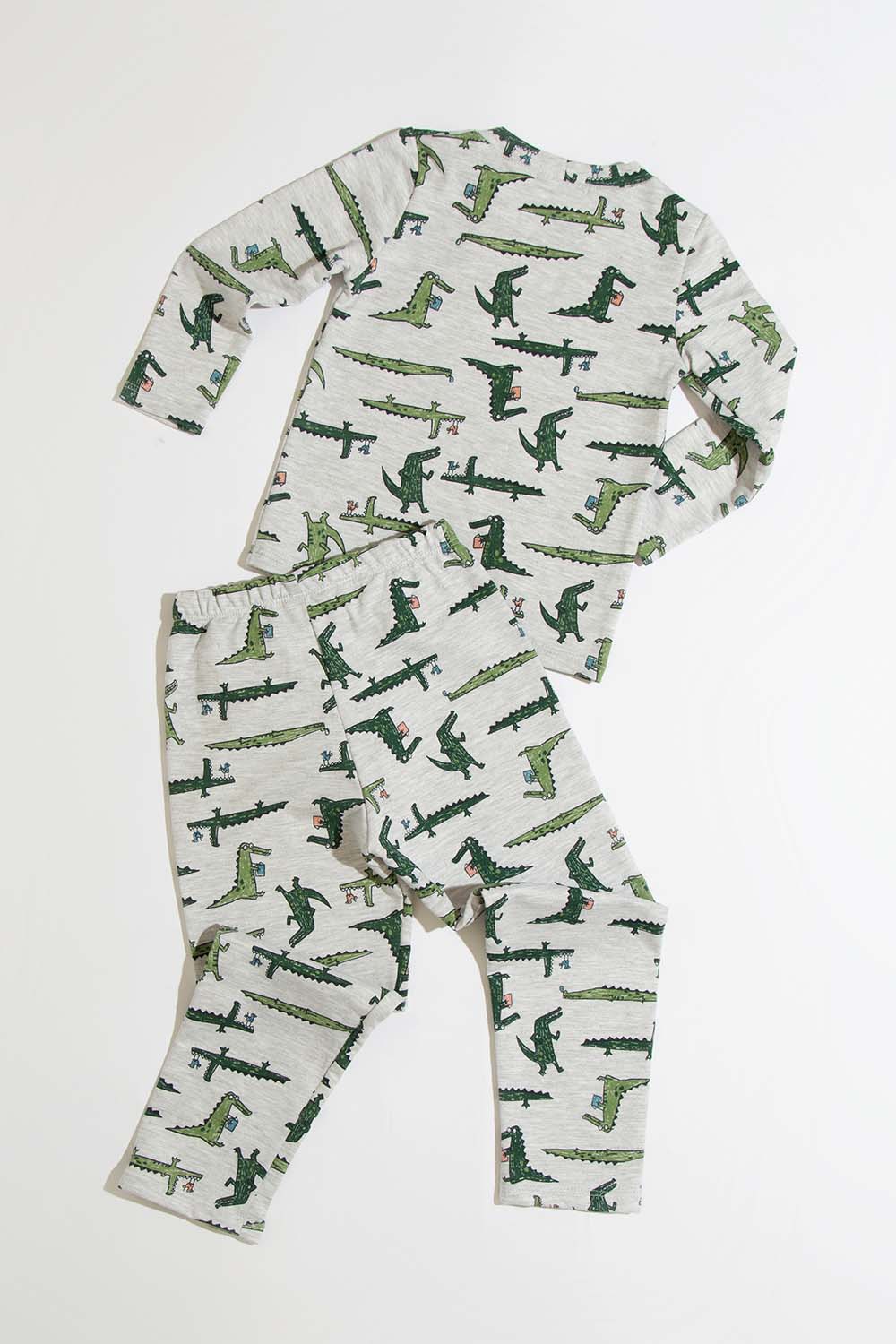 Pijama Infantil Longo Jacaré