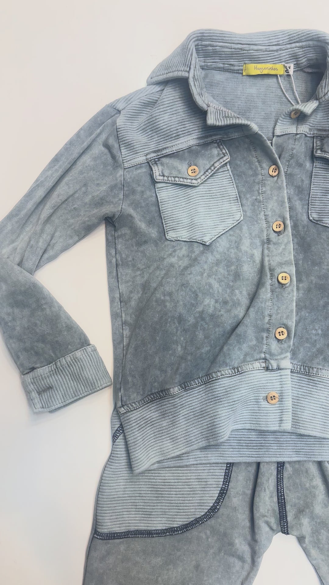 Camisa Denim Humaninhos