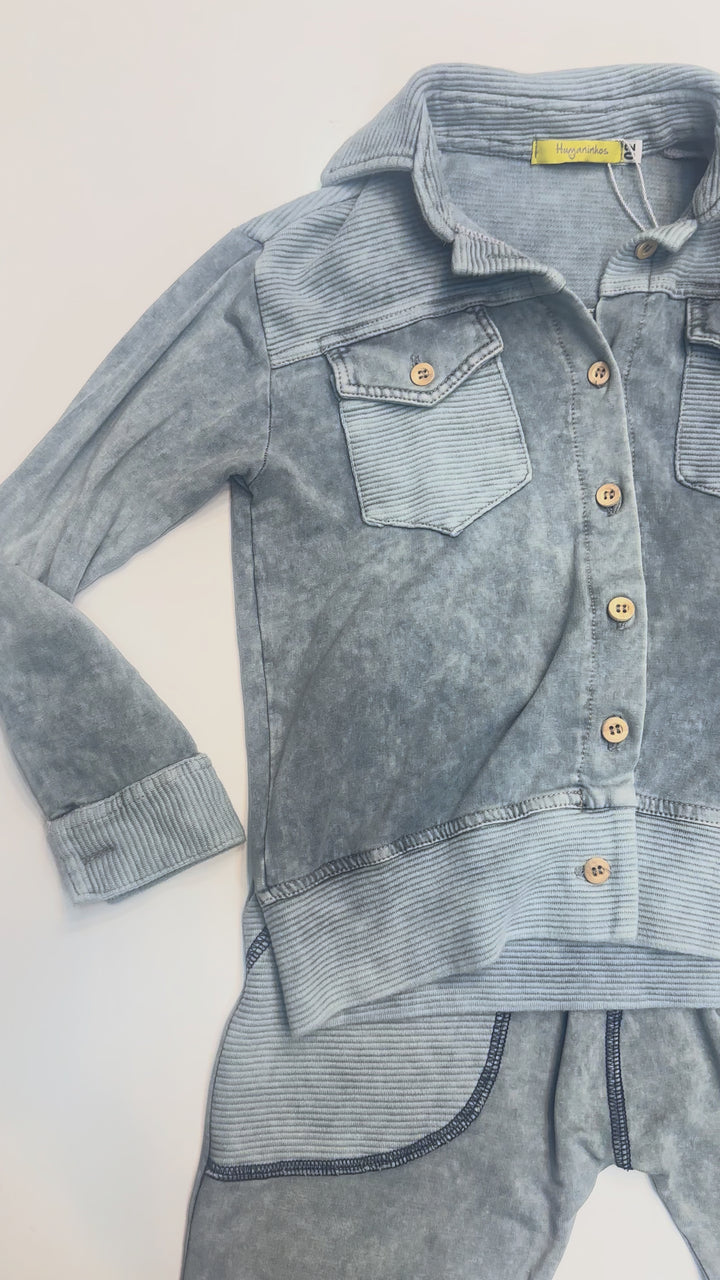 Camisa Denim Humaninhos