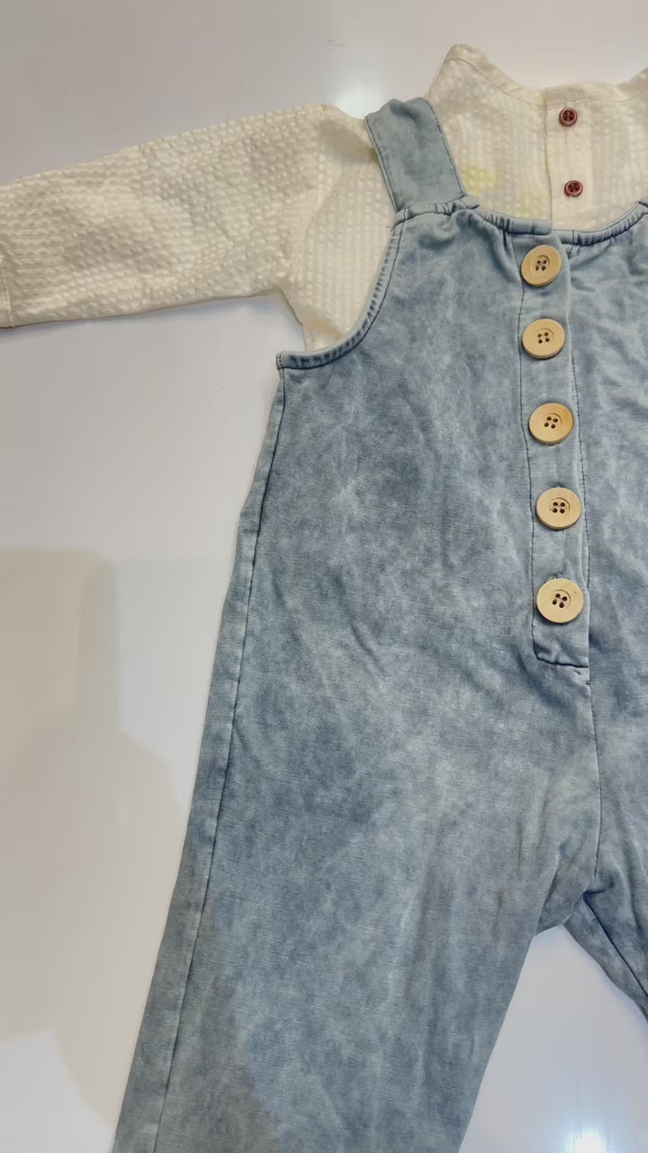 Macacão Baby Wash Denim