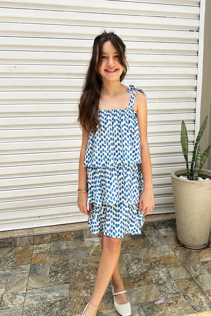 Vestido Infantil Pingos