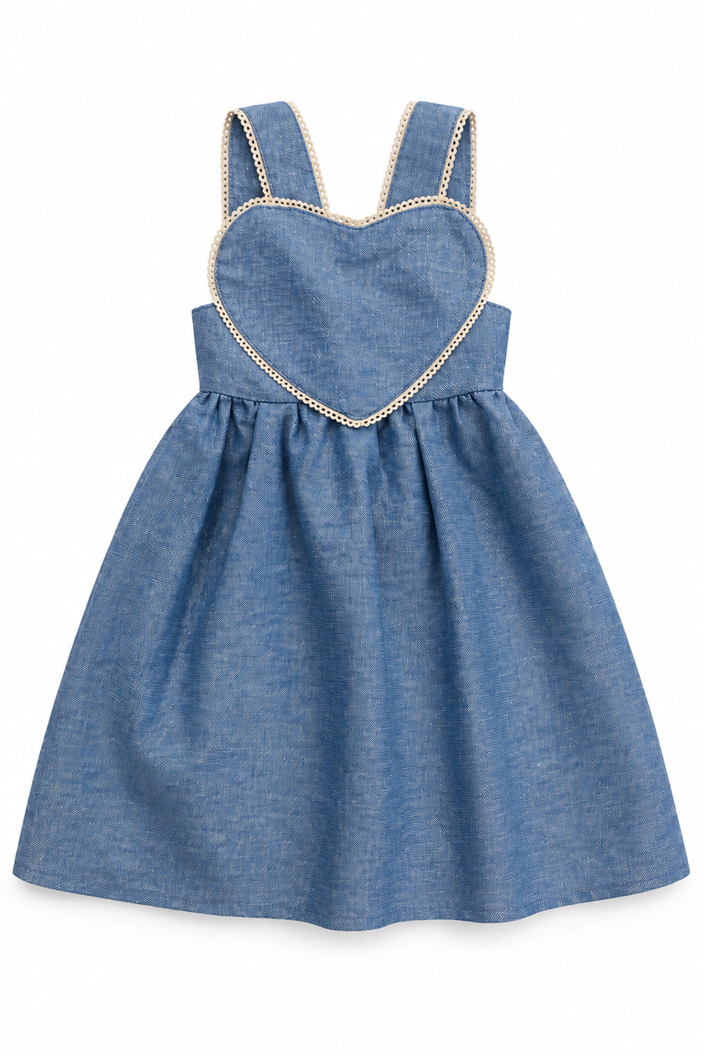 Vestido Coracao Denim