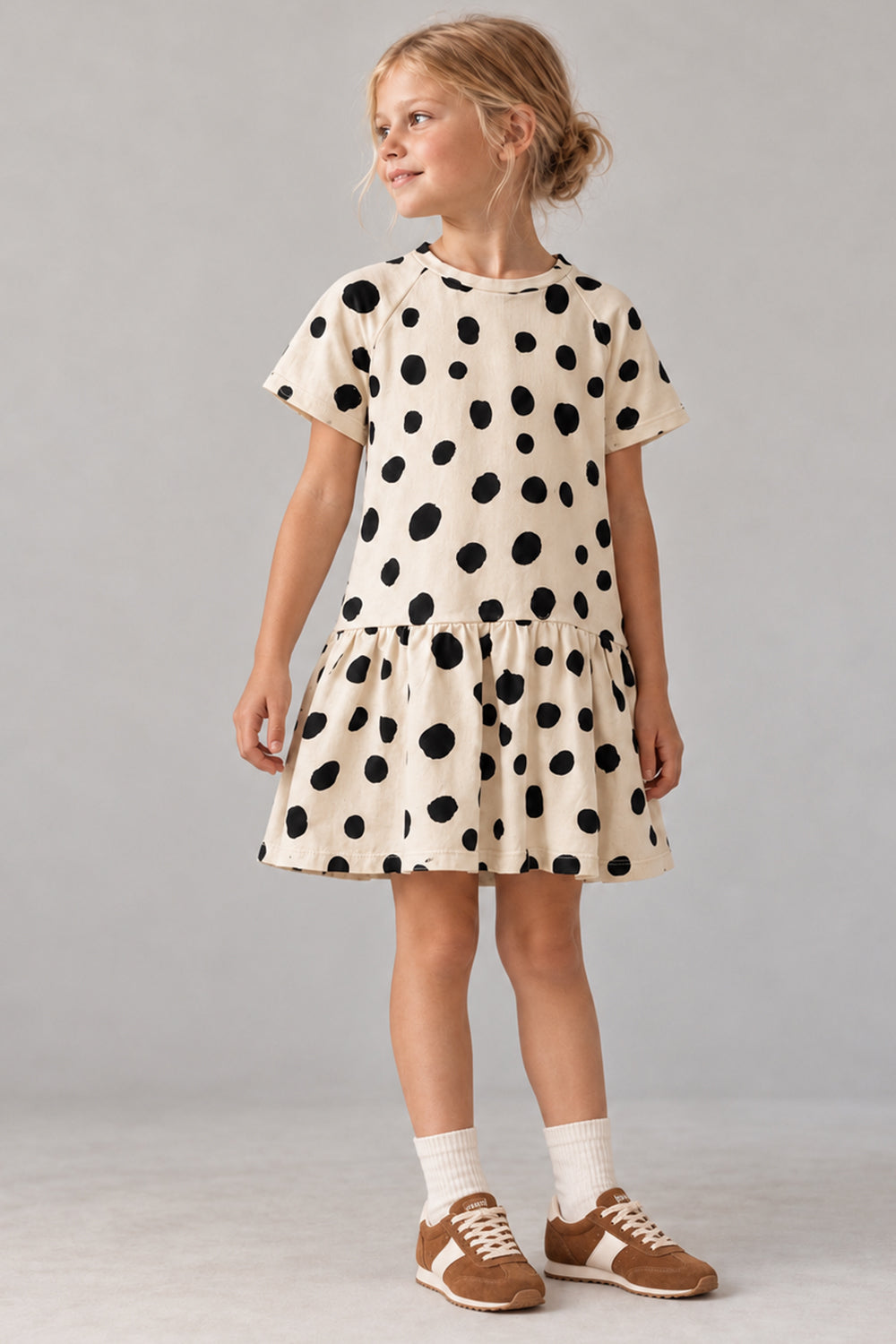 Vestido Raglan Poa
