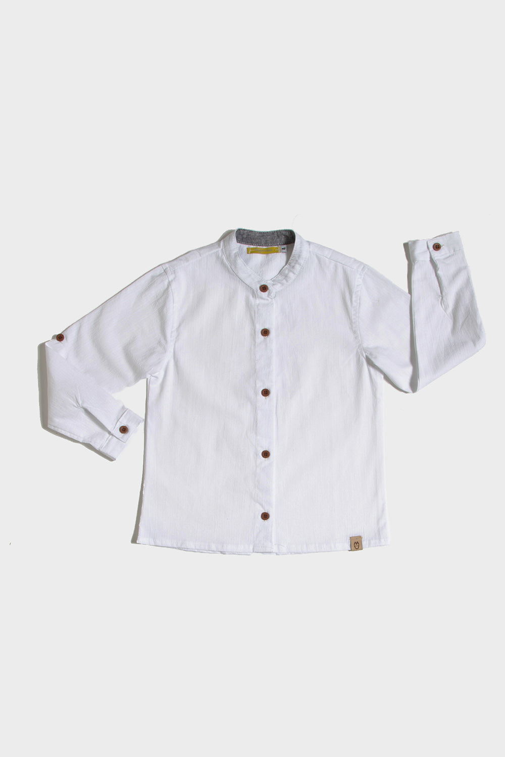 Camisa Infantil Algodão Branca